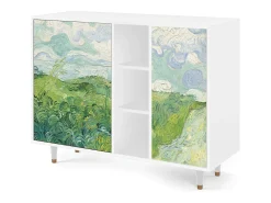 Aparador - 125x98x48 cm - BS2 - Green Wheat Fields, Blanco