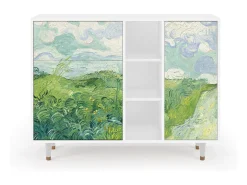Aparador - 125x98x48 cm - BS2 - Green Wheat Fields, Blanco