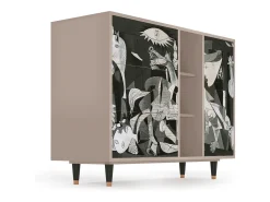 Aparador - 125x98x48 cm - BS2 - Guernica by Picasso, Latte