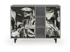 Aparador - 125x98x48 cm - BS2 - Guernica by Picasso, Gris