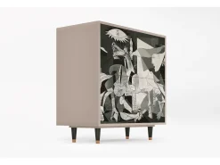 Aparador - 94x96x48 cm - BS3 - Guernica by Picasso, Latte