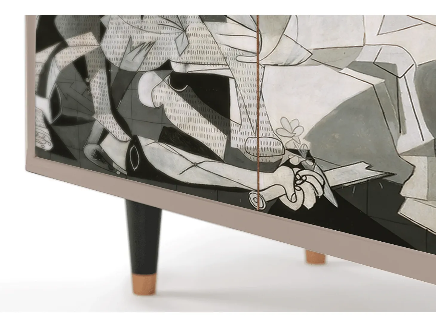 Aparador - 94x96x48 cm - BS3 - Guernica by Picasso, Latte