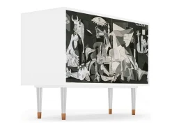 Aparador - 115x85x48 cm - BS4 - Guernica by Picasso, Blanco
