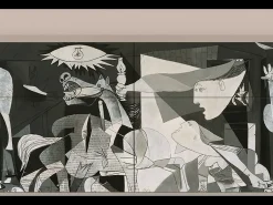 Aparador - 115x85x48 cm - BS4 - Guernica by Picasso, Latte