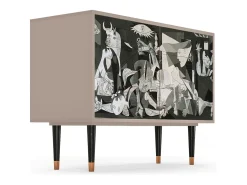 Aparador - 115x85x48 cm - BS4 - Guernica by Picasso, Latte