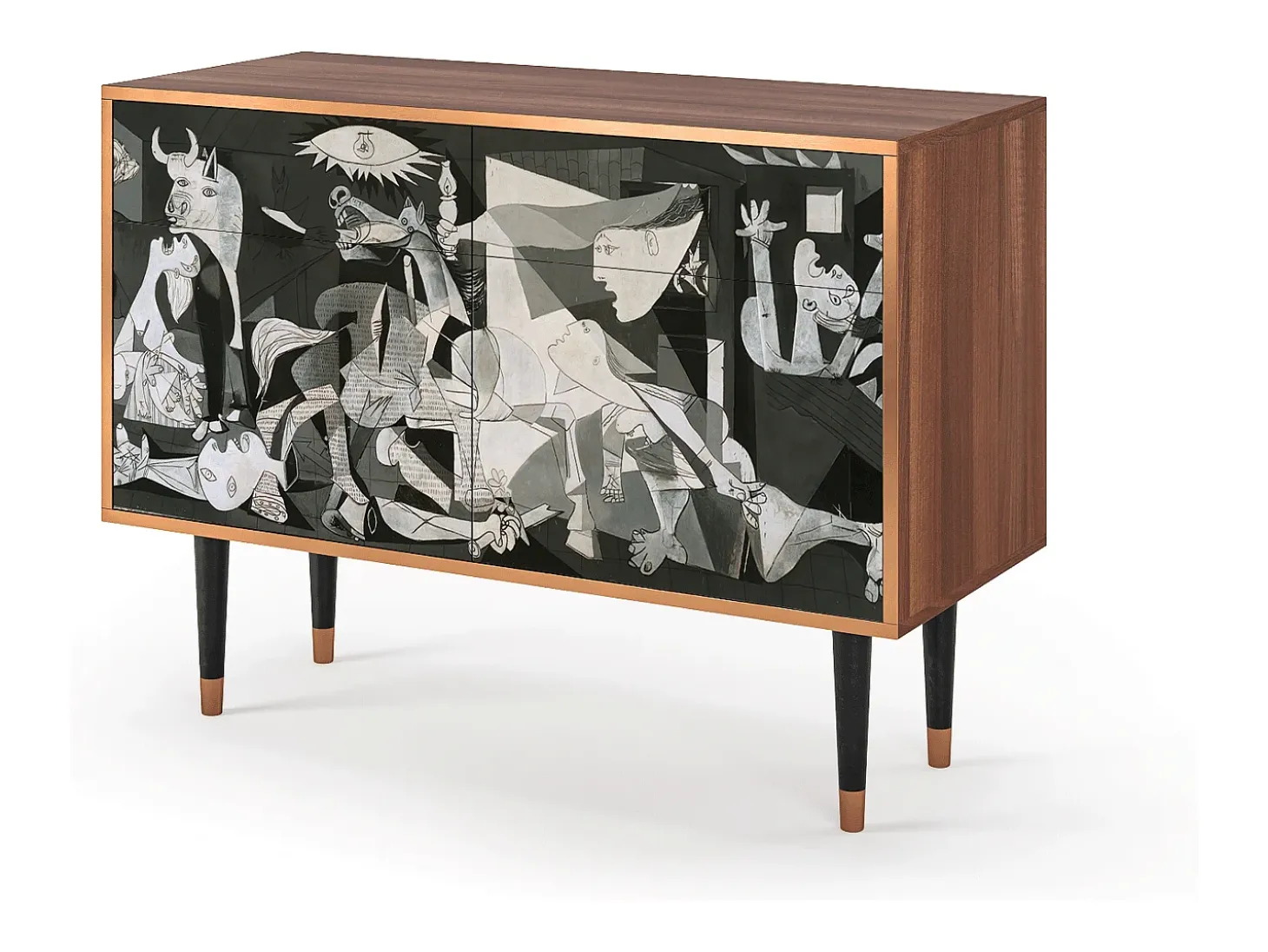 Aparador - 115x85x48 cm - BS4 - Guernica by Picasso, Nogal