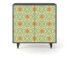 Aparador - 94x96x48 cm - BS3 - Hindu Daisy, Antracita