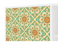 Aparador - 125x98x48 cm - BS2 - Hindu Daisy, Blanco
