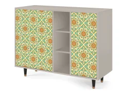 Aparador - 125x98x48 cm - BS2 - Hindu Daisy, Arena