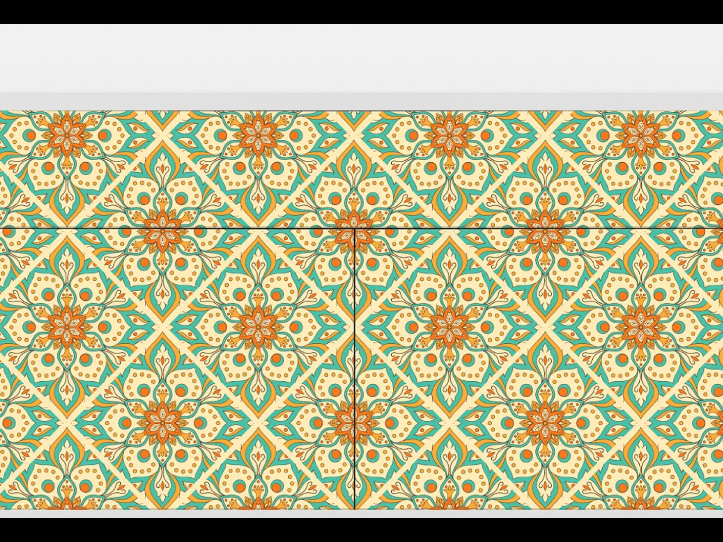 Aparador - 115x85x48 cm - BS4 - Hindu Daisy, Blanco