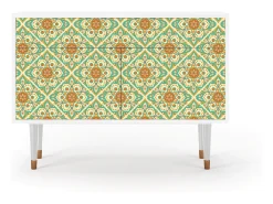 Aparador - 115x85x48 cm - BS4 - Hindu Daisy, Blanco