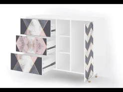 Aparador - 125x98x48 cm - BS2 - Ideal Harmony, Blanco