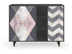 Aparador - 125x98x48 cm - BS2 - Ideal Harmony, Antracita