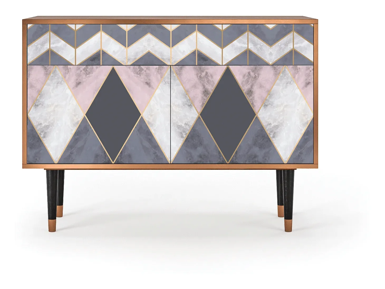 Aparador - 115x85x48 cm - BS4 - Ideal Harmony, Nogal