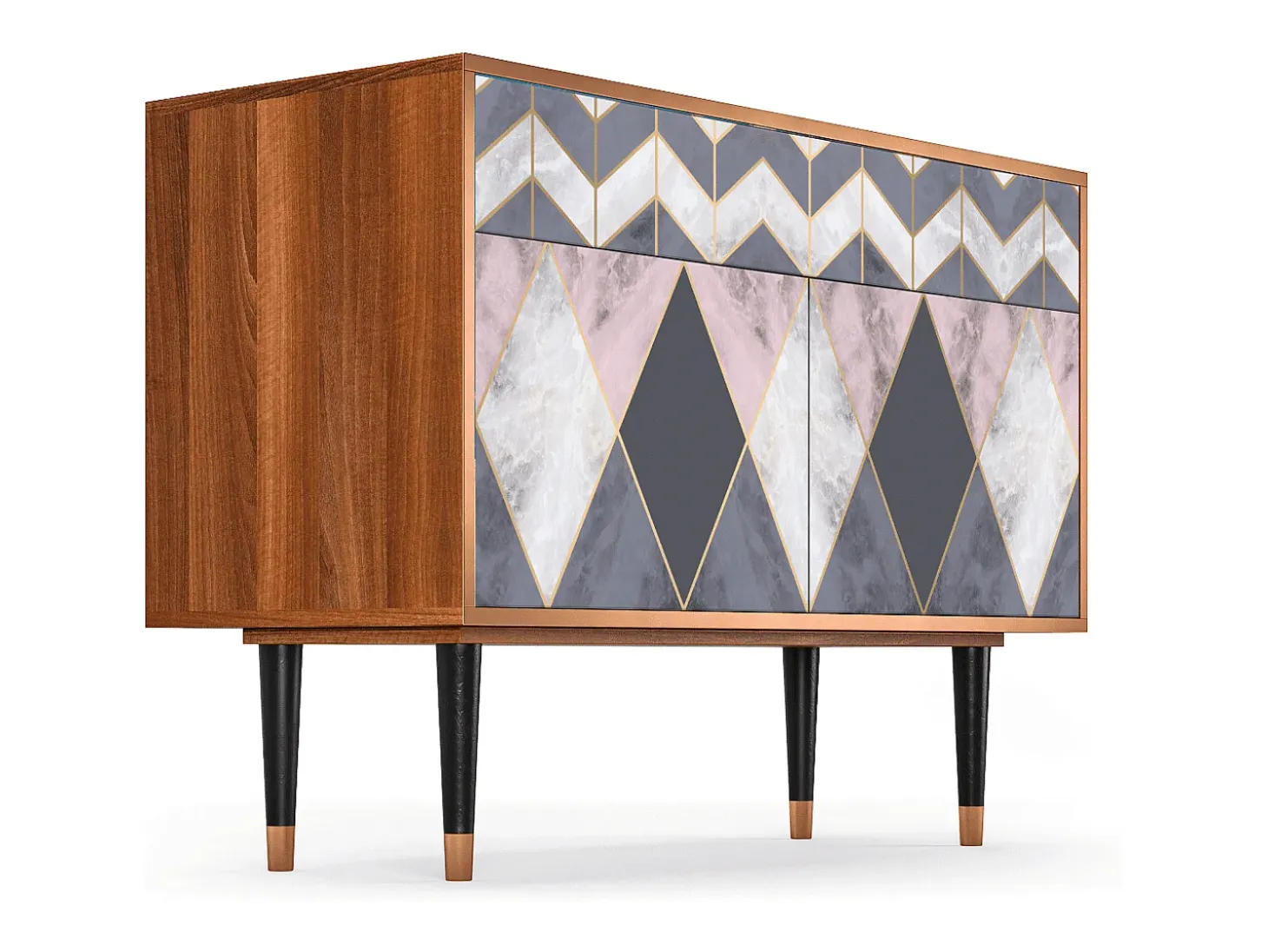 Aparador - 115x85x48 cm - BS4 - Ideal Harmony, Nogal