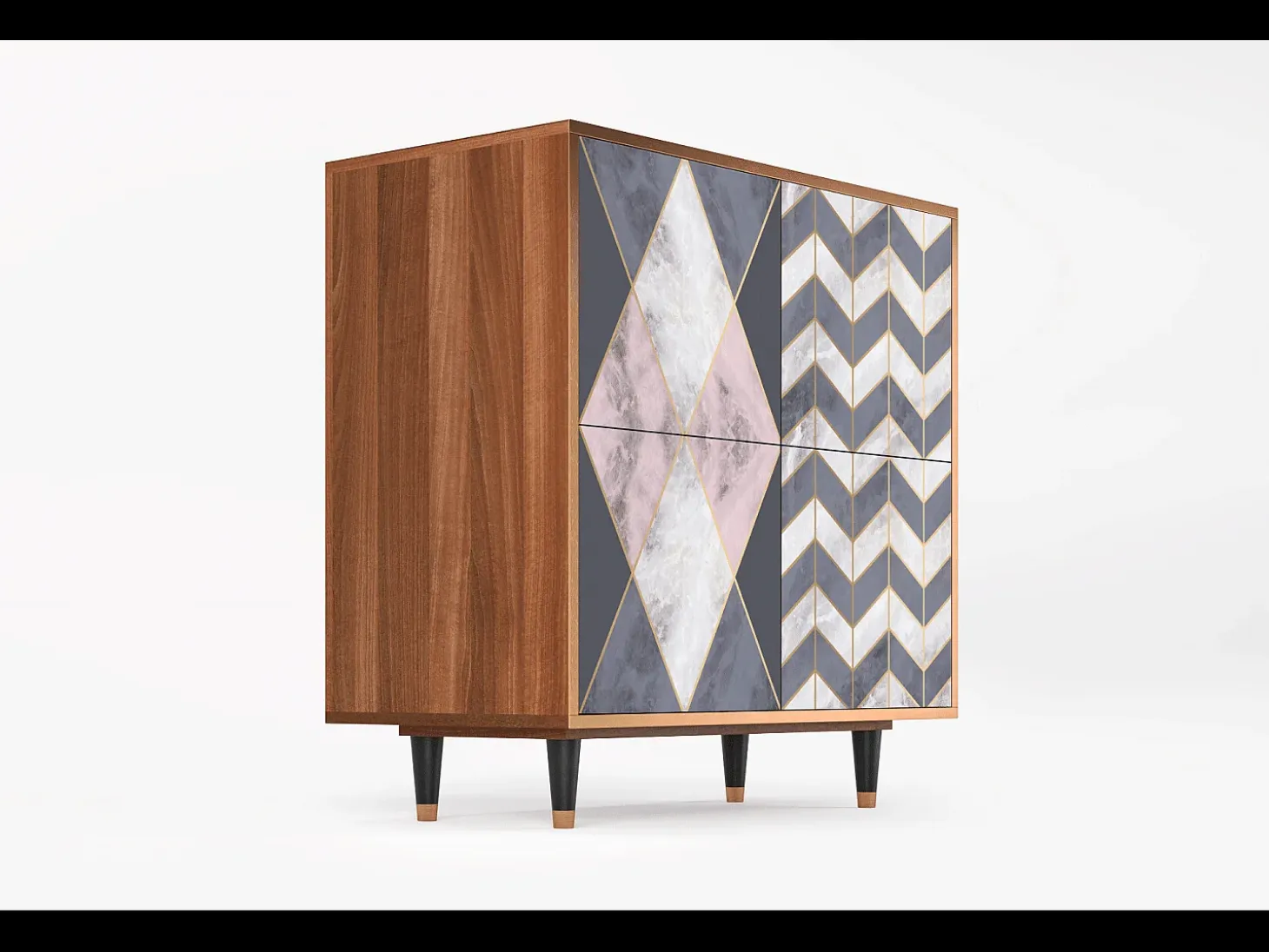 Aparador - 94x96x48 cm - BS3 - Ideal Harmony, Nogal