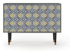 Aparador - 115x85x48 cm - BS4 - Illusory Pattern, Antracita