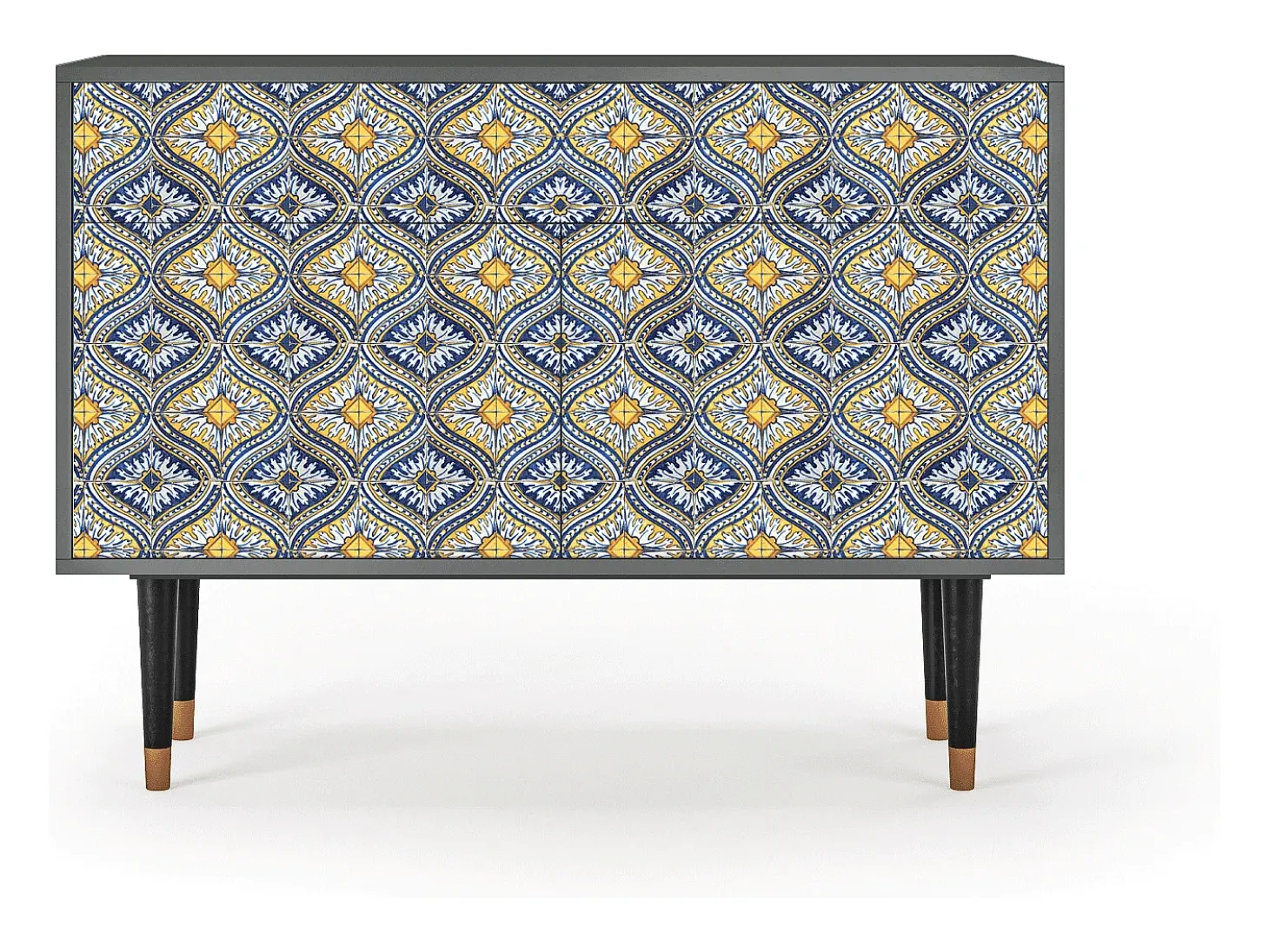 Aparador - 115x85x48 cm - BS4 - Illusory Pattern, Antracita