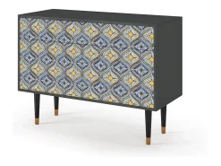 Aparador - 115x85x48 cm - BS4 - Illusory Pattern, Antracita
