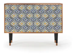 Aparador - 115x85x48 cm - BS4 - Illusory Pattern, Nogal