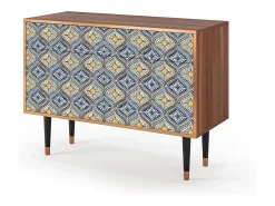 Aparador - 115x85x48 cm - BS4 - Illusory Pattern, Nogal