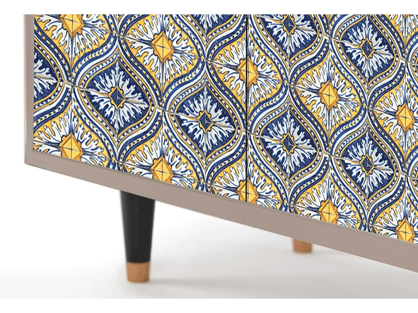 Aparador - 94x96x48 cm - BS3 - Illusory Pattern, Latte