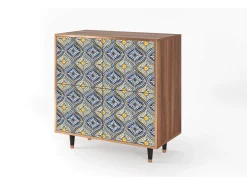 Aparador - 94x96x48 cm - BS3 - Illusory Pattern, Nogal