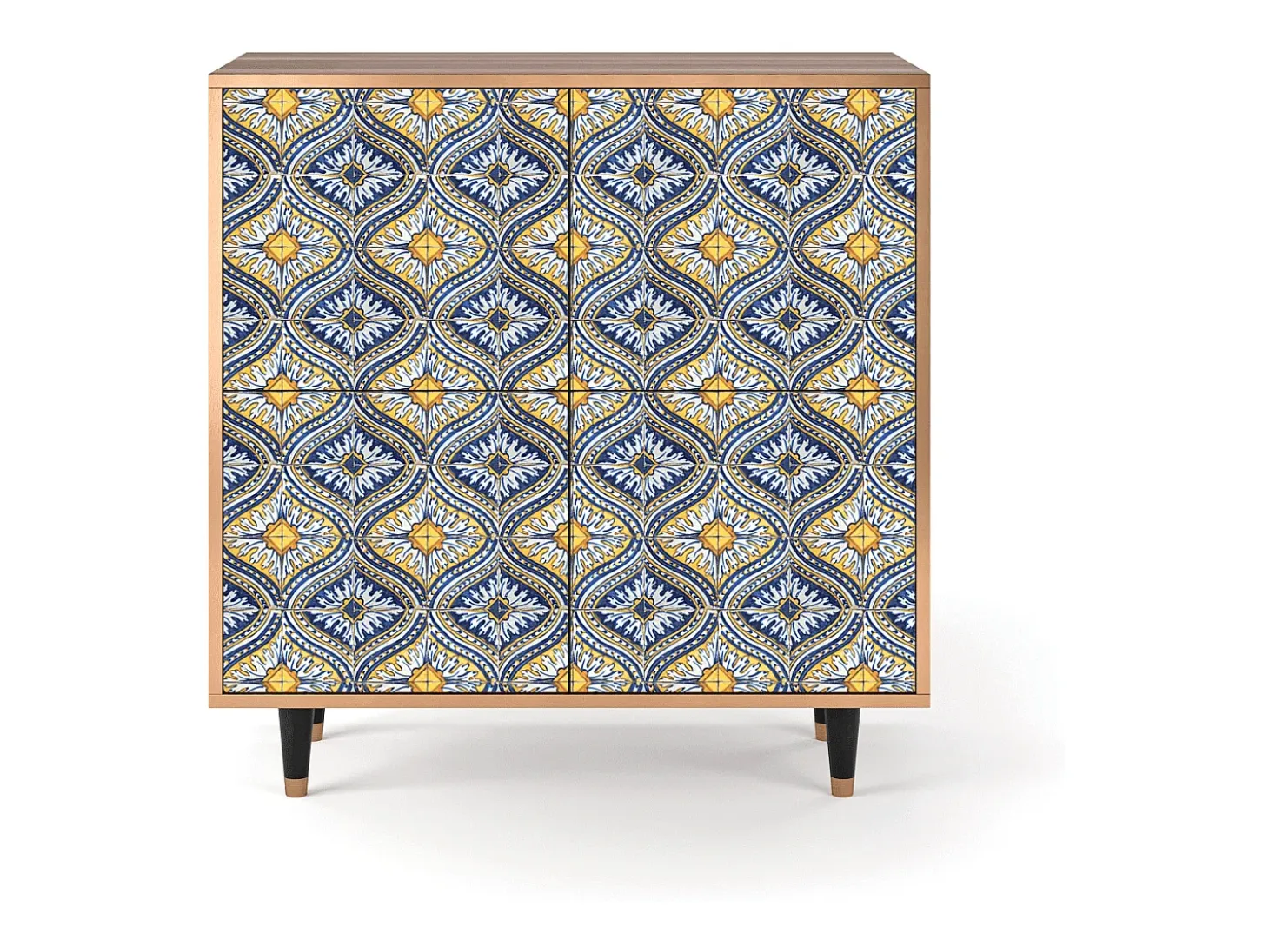 Aparador - 94x96x48 cm - BS3 - Illusory Pattern, Nogal