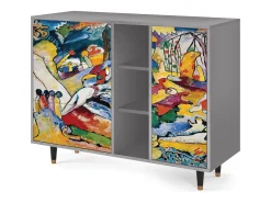 Aparador - 125x98x48 cm - BS2 - Improvisation 26 , Gris
