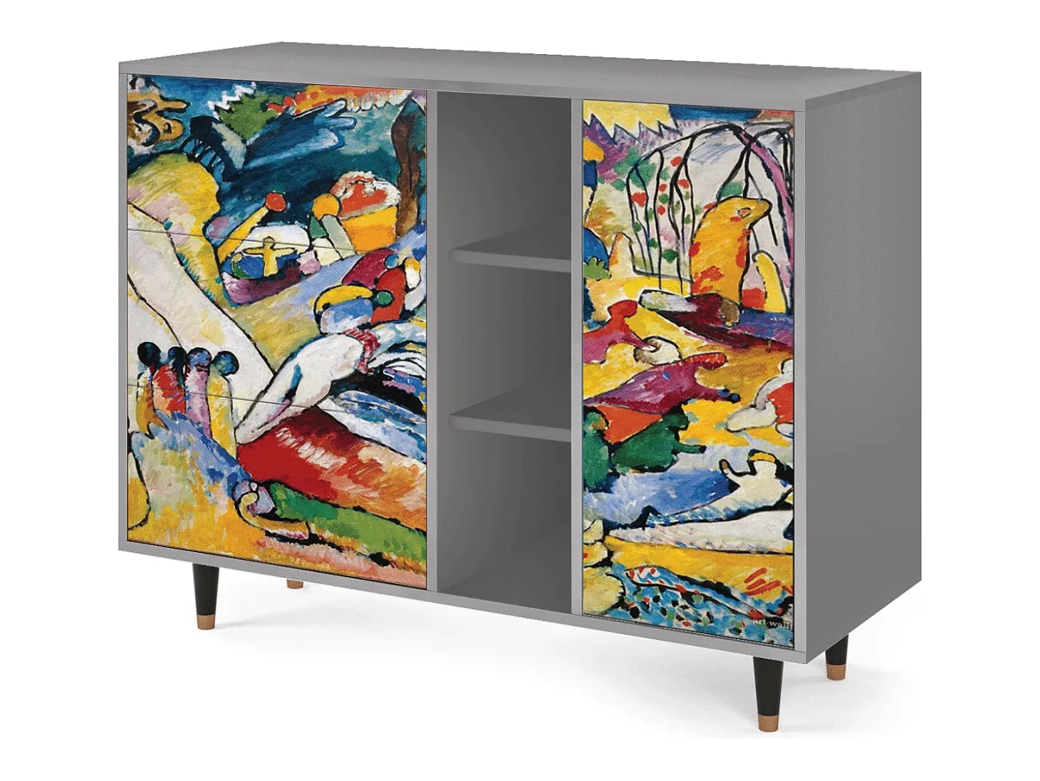 Aparador - 125x98x48 cm - BS2 - Improvisation 26 , Gris