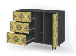 Aparador - 125x98x48 cm - BS2 - Indian Spices, Antracita