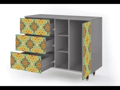Aparador - 125x98x48 cm - BS2 - Indian Spices, Gris