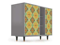 Aparador - 125x98x48 cm - BS2 - Indian Spices, Gris