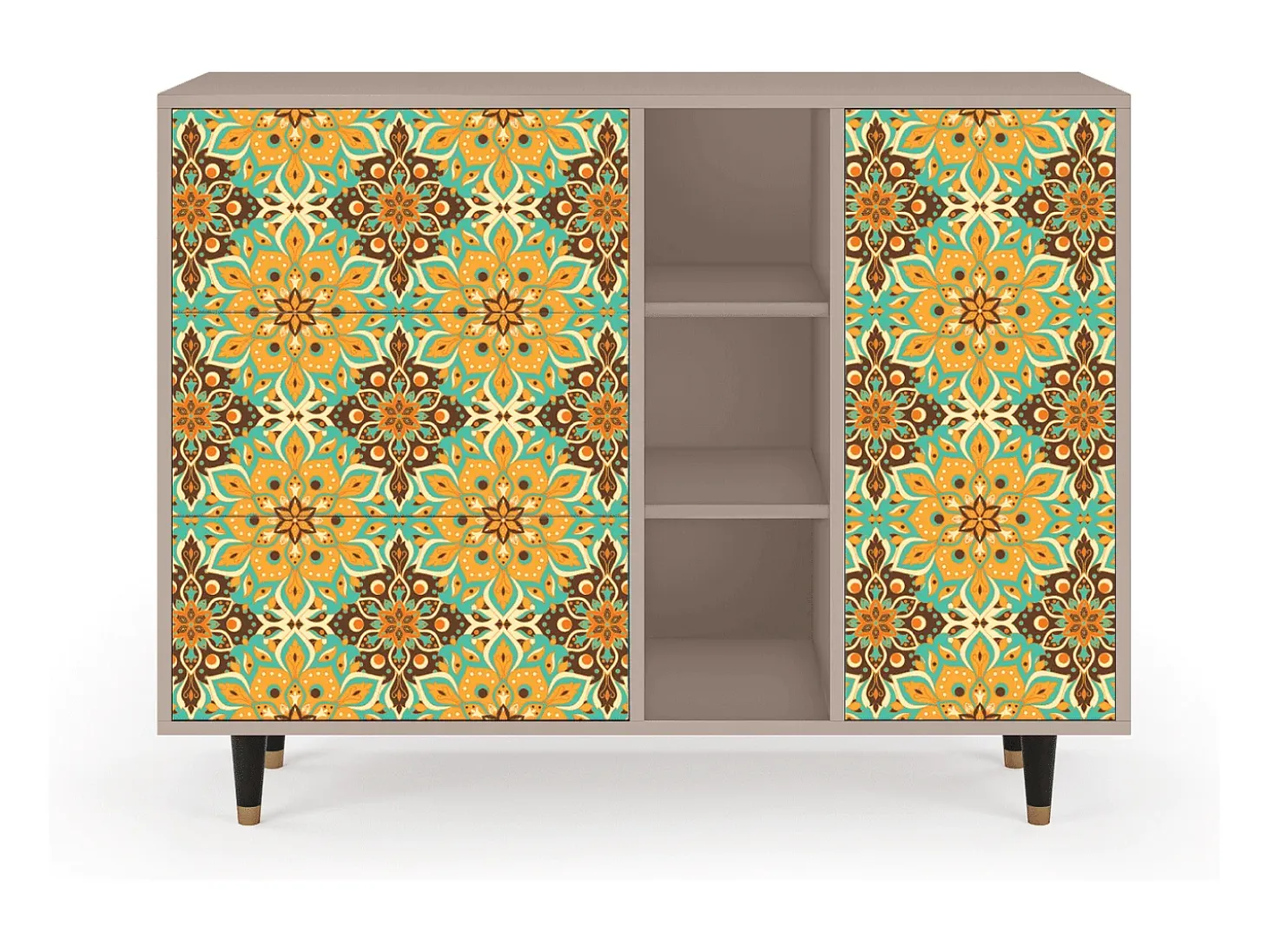 Aparador - 125x98x48 cm - BS2 - Indian Spices, Latte