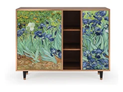 Aparador - 125x98x48 cm - BS2 - Irises , Nogal
