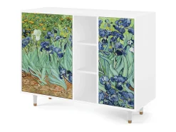 Aparador - 125x98x48 cm - BS2 - Irises , Blanco