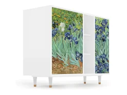 Aparador - 125x98x48 cm - BS2 - Irises , Blanco
