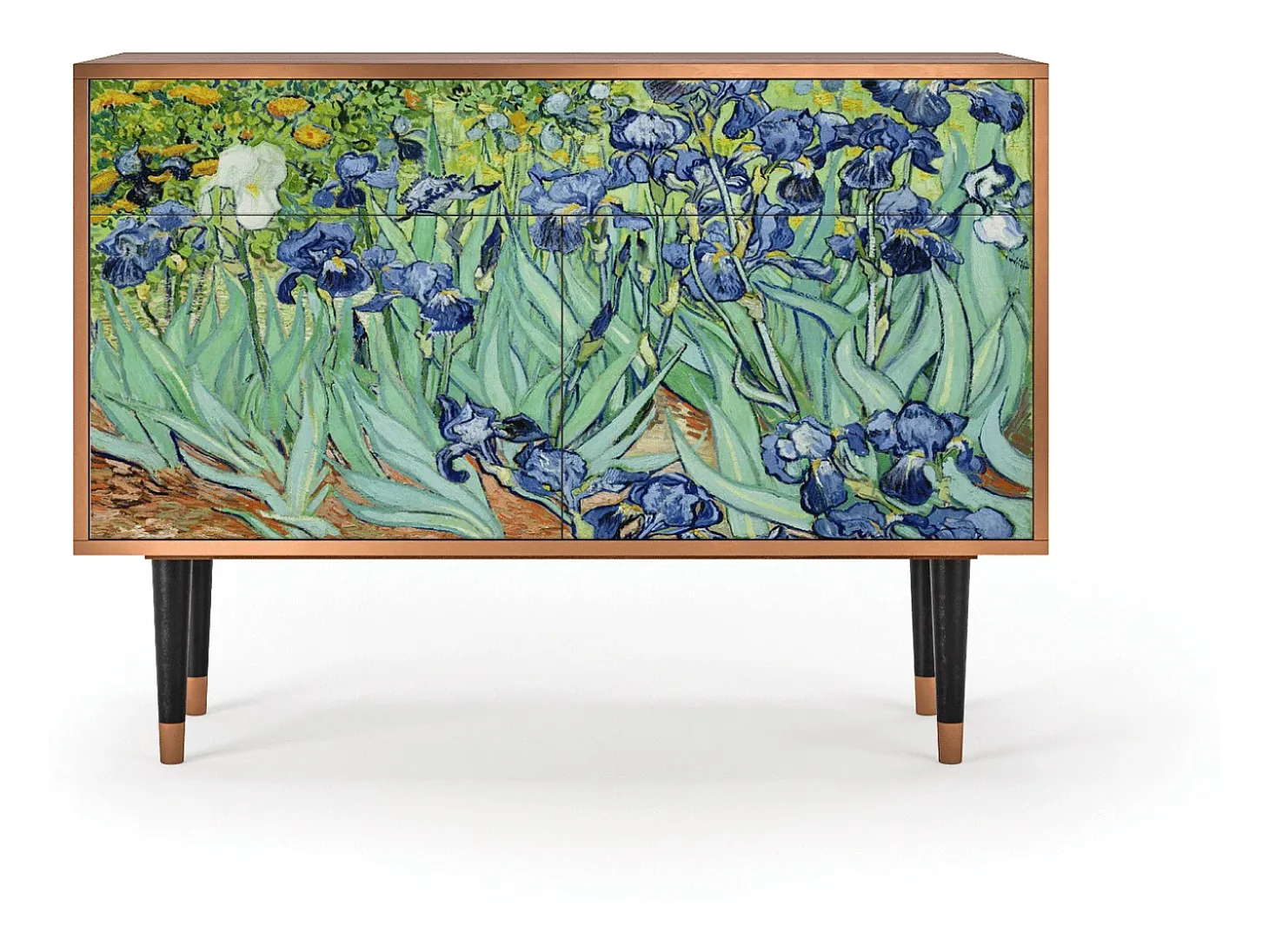 Aparador - 115x85x48 cm - BS4 - Irises , Nogal