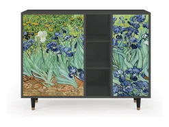 Aparador - 125x98x48 cm - BS2 - Irises , Antracita
