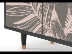 Aparador - 94x96x48 cm - BS3 - Issabelline Flower, Antracita