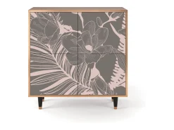 Aparador - 94x96x48 cm - BS3 - Issabelline Flower, Nogal