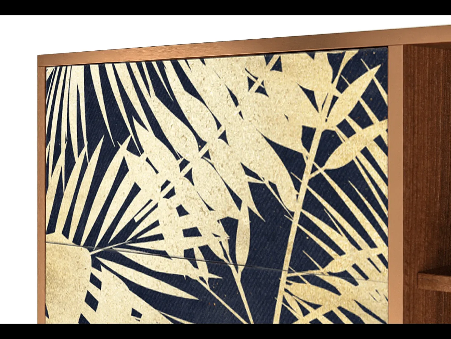 Aparador - 125x98x48 cm - BS2 - Jungle Vibes, Nogal
