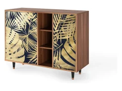 Aparador - 125x98x48 cm - BS2 - Jungle Vibes, Nogal