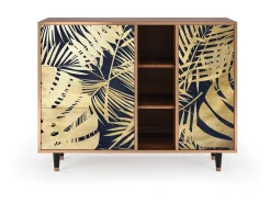 Aparador - 125x98x48 cm - BS2 - Jungle Vibes, Nogal