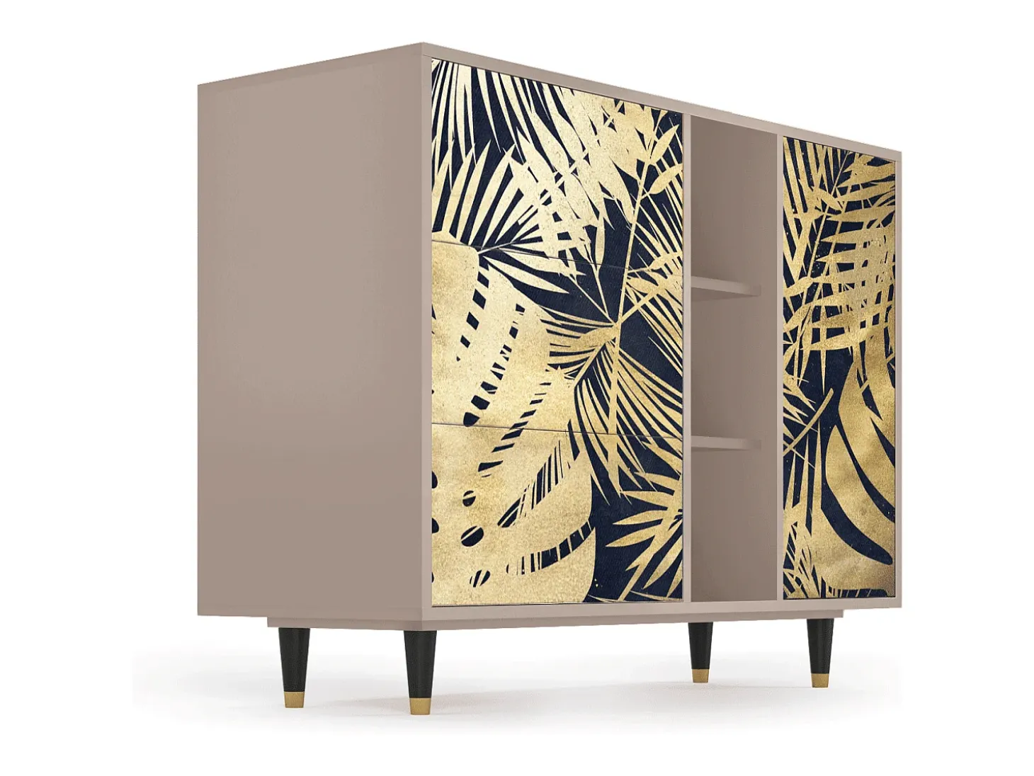 Aparador - 125x98x48 cm - BS2 - Jungle Vibes, Latte