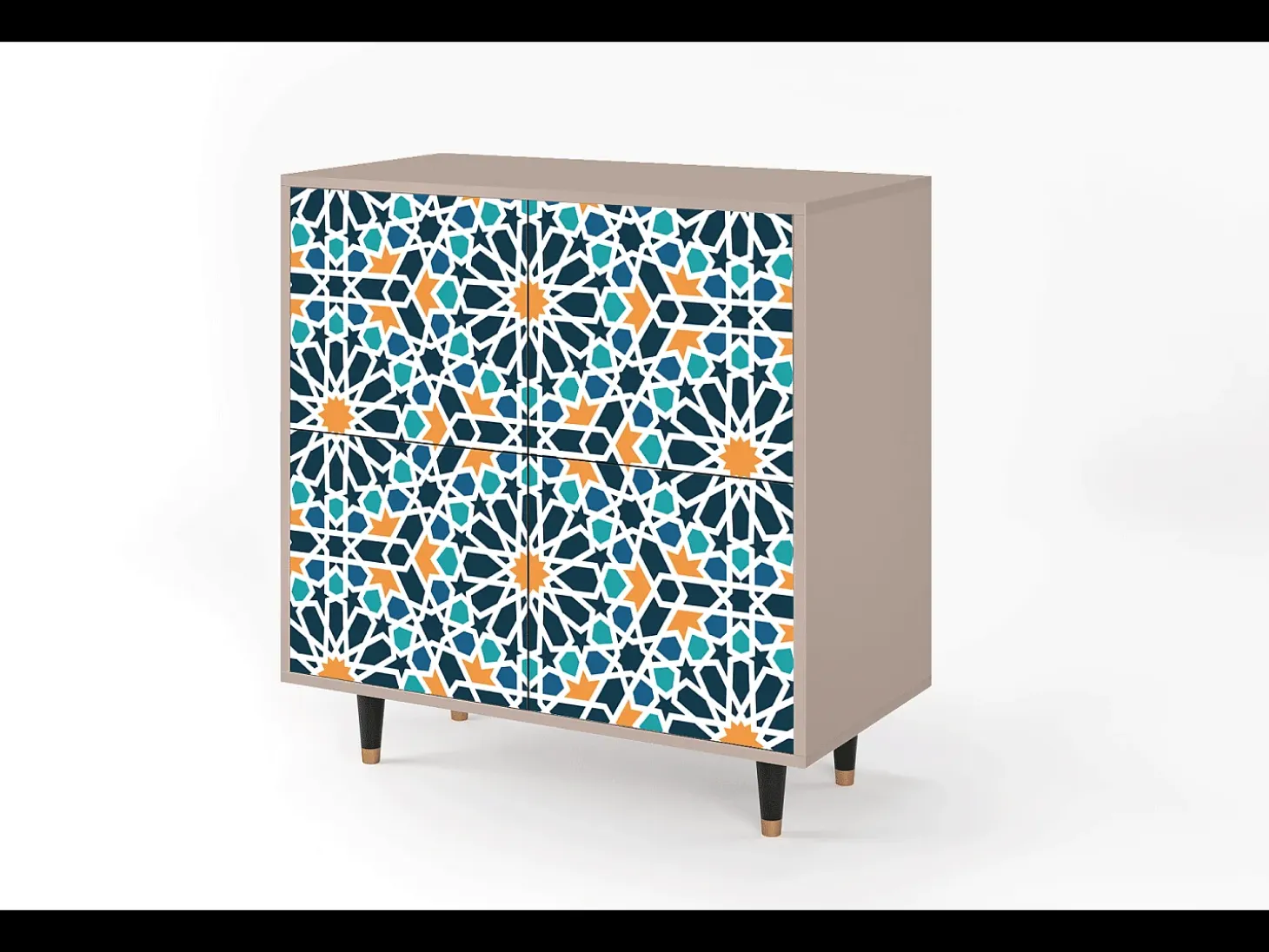 Aparador - 94x96x48 cm - BS3 - Kaleidoscope, Latte