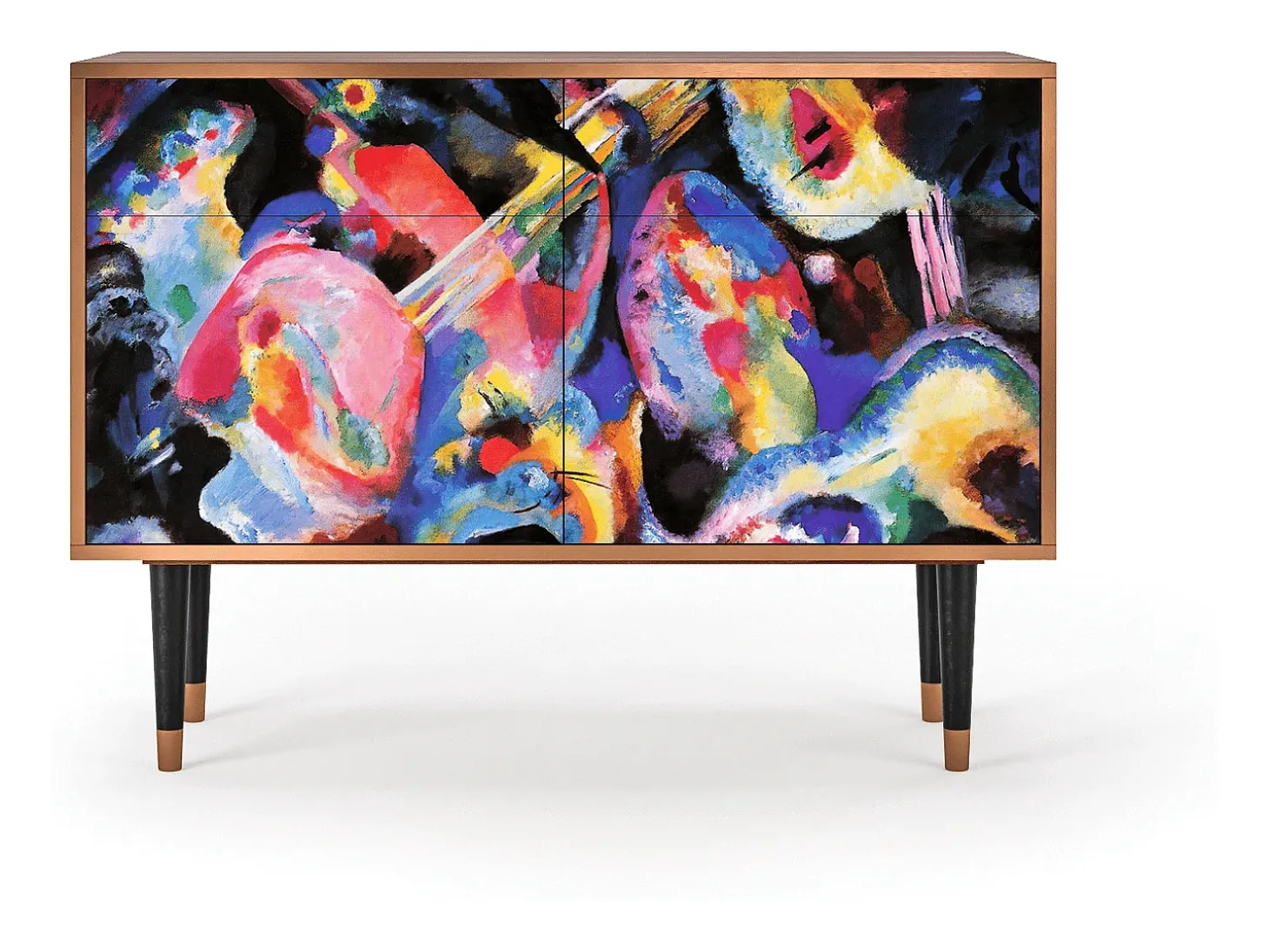 Aparador - 115x85x48 cm - BS4 - Kandinsky, Nogal