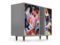 Aparador - 125x98x48 cm - BS2 - Kandinsky, Gris