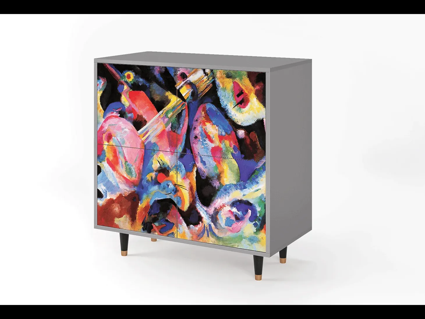 Aparador - 94x96x48 cm - BS3 - Kandinsky, Gris