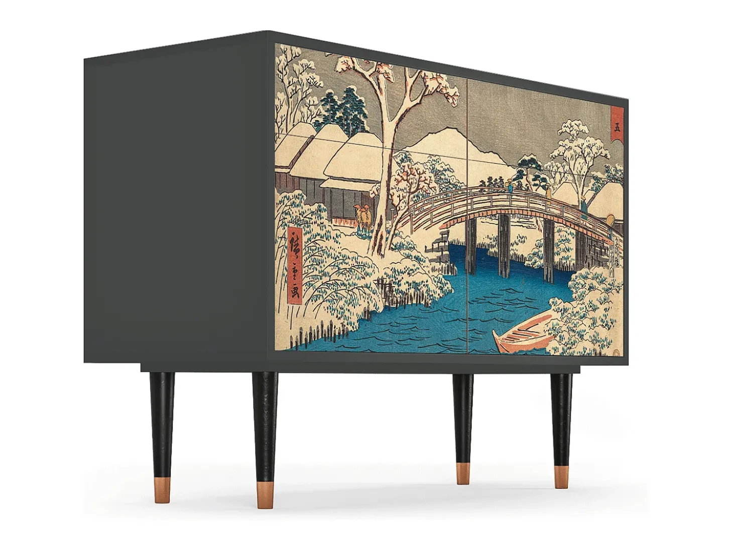 Aparador - 115x85x48 cm - BS4 - Katabira River, Antracita